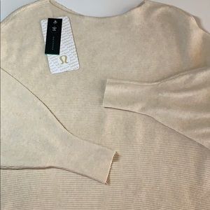 Lululemon relaxed fit yoga cover up sweater